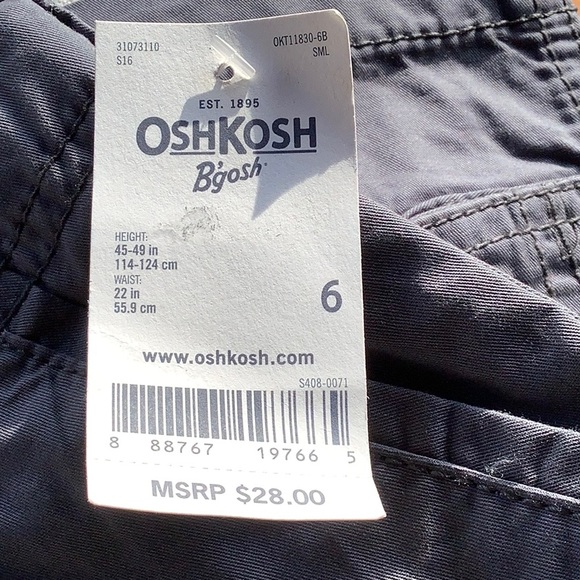 OshKosh Boys 2 PAIR BUNDLE Shorts- NWT 6 - Picture 5 of 7
